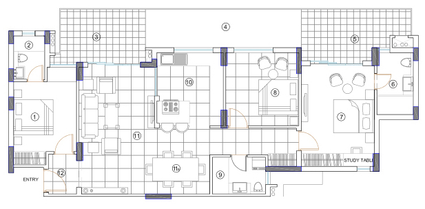 3BHK - 1871 Sq.Ft.
