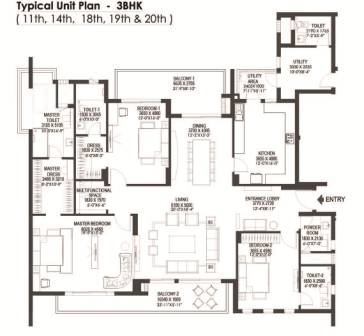 3BHK (Type-2) - 3663 SQ. FT.