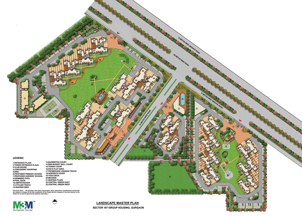 M3M Woodshire Master Plan