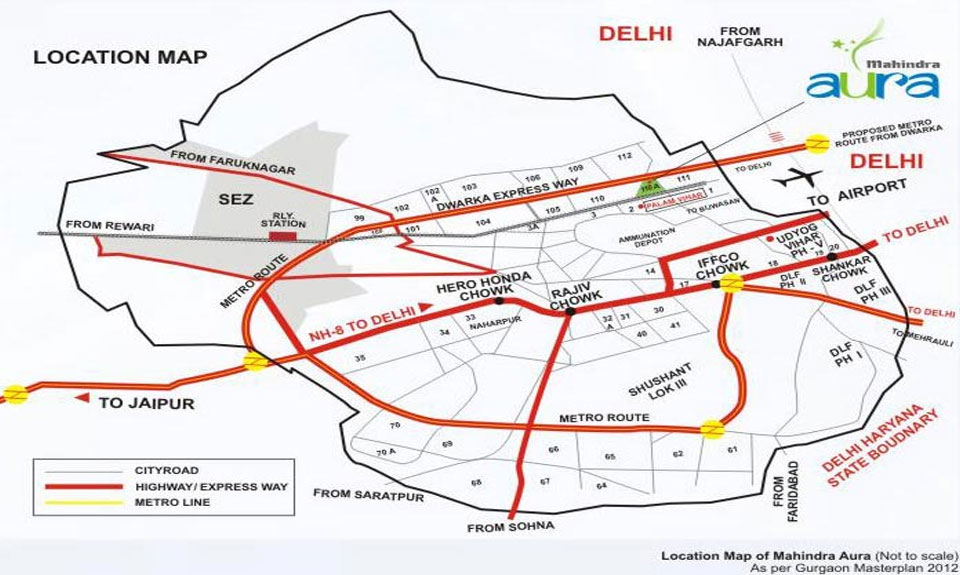 mahindra-aura-Location Map