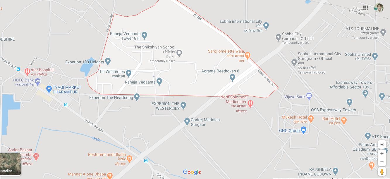 Experion-heartsong-location-map