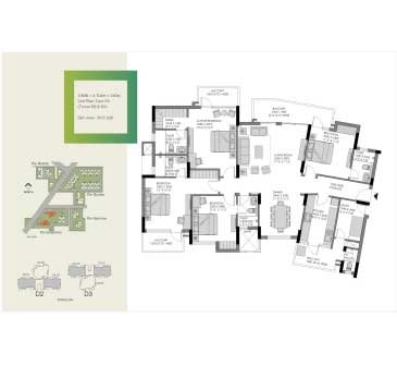 4 Bhk+4T+SQ	(2631 Sqft)