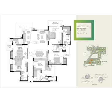 4 Bhk+4T+SQ	(2779 Sqft)